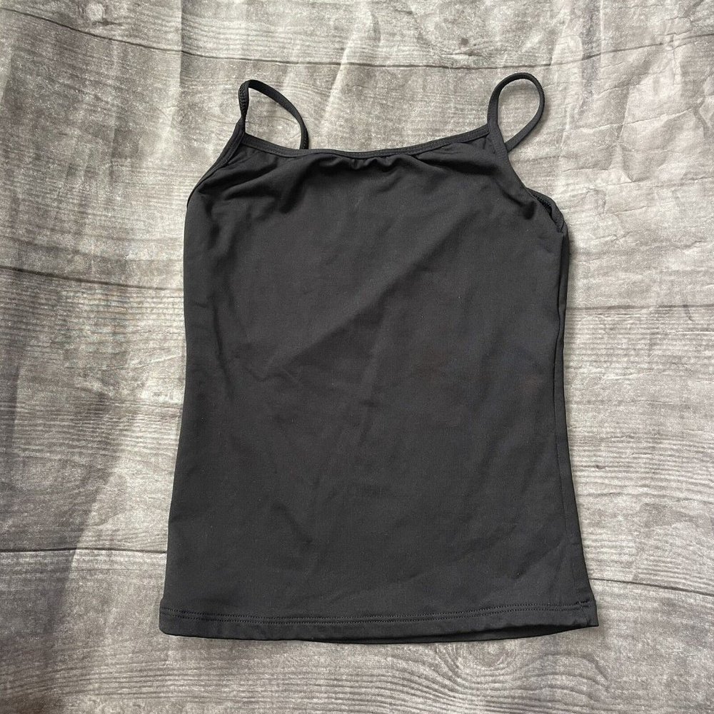 Baltogs Black Tank Top Petite Dance Gymnastics Cheer